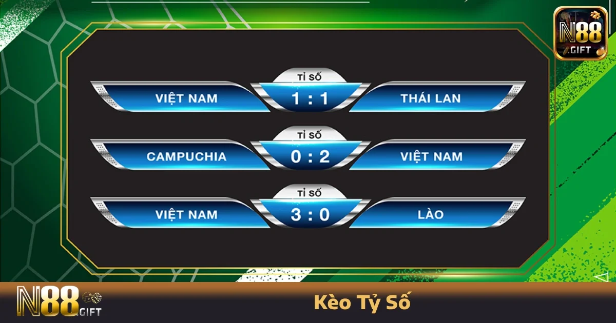 Kèo Tỷ Số N88 – Cược Khó Nhưng Ăn Đậm Nếu Đoán Chuẩn